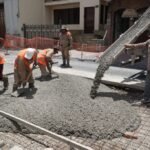 Colocaron nuevo hormigón en calle Mendoza al 400