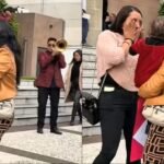 México: una mujer contrató una banda para celebrar su divorcio a las afueras de un tribunal: “Mi hermana, mi mamá y mi bebé, felices”